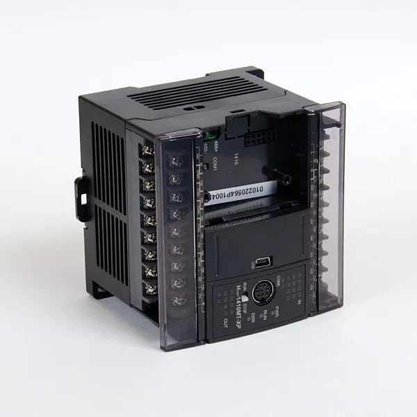 H1U-1410MT-XP | ПЛК H1U 14 дискретных входов, 10 выходов транзисторных NPN, 1 x RS485, 1 x  RS422, 1 x  USB, Inovance