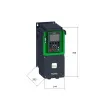 ATV630U22N4 | Преобразователь частоты, серия ATV630, 1,5/2,2 кВт, 4/5,6 А, перегрузка 150/110%, 380B, Schneider Electric