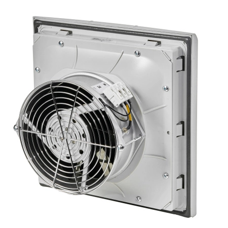 Вентилятор с фильтром 190/230 м3/ч, 200-240В AC, Flip 254х254мм, вырез 223x223мм, RAL7035