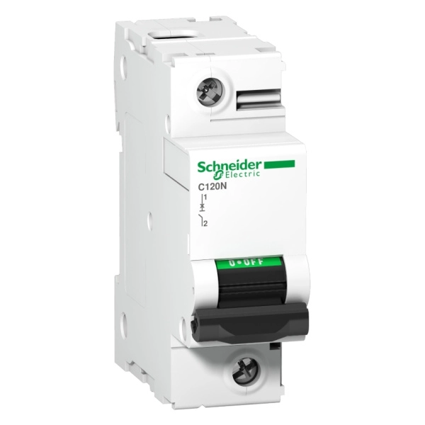 A9N18340 | Автоматический выключатель Acti9 C120N 1п 63А, кривая B, 10кА, Schneider Electric