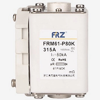 FRM62P80K DC1000 550A | Предохранитель 550 A, DC1000, aR, резьбовое под болт М8, расст. 80 мм, сигнализатор, FRSI 