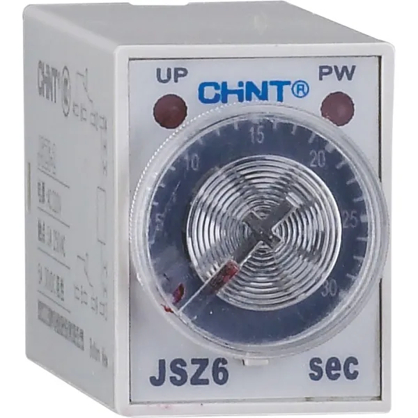 ch294535 | Реле времени JSZ6-2 задержка переключения 2 контактные группы 30s AC 220В, Chint