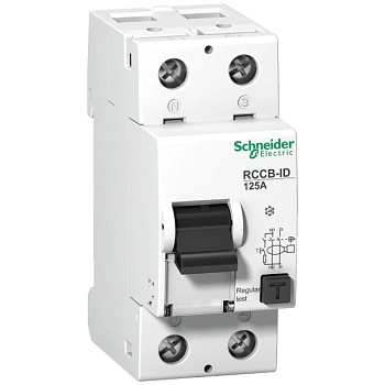 16971 | УЗО, серия RCCB-ID, 2P, 125 А, 300 мА, тип A, Schneider Electric