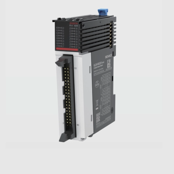 GL20-0032ETN-M | Модуль расширения для ПЛК Easy, 32 выхода транзисторных NPN (нужны выносные клеммы T024-K и кабель X, Inovance