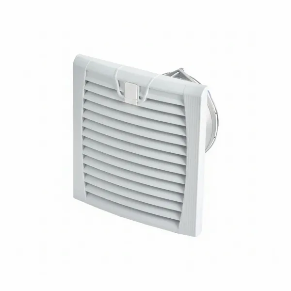 Вентилятор с фильтром 190/230 м3/ч, 200-240В AC, Flip 254х254мм, вырез 223x223мм, RAL7035