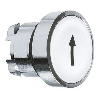 ZB4BA334 | Головка для кнопки 22мм белая, с маркировкой стрелка вверх, Schneider Electric
