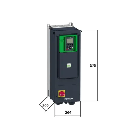 ATV950U40N4E | Преобразователь частоты, серия ATV950, 3,0/4,0 кВт, 7,2/9,3 А, перегр. 150/120 %, 380 В с разъед., Schneider Electric