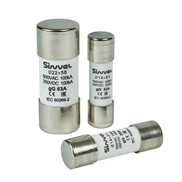 SV2258-40 | Плавкая вставка 40 А, gG, 22х58 мм, 500 В АС/ 250 B DC,  