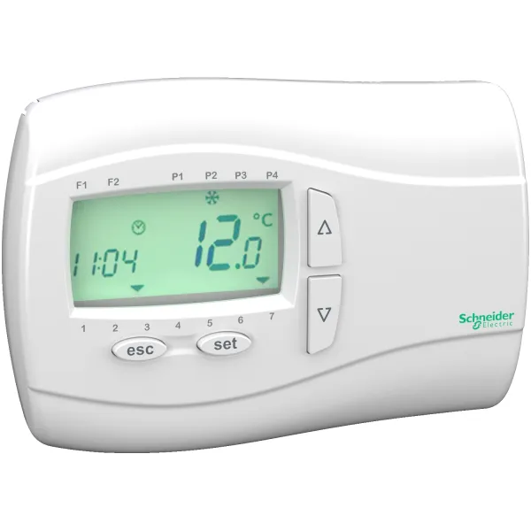 TM171DWAL2L | Настенный терморегулятор с подсветкой, Schneider Electric