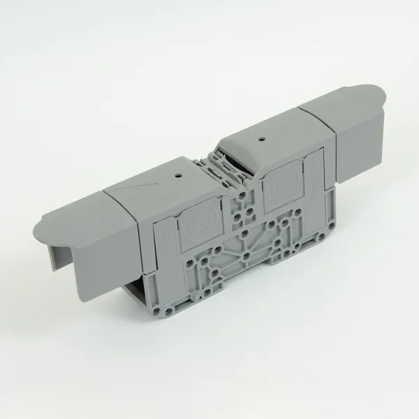 1030073 | Силовой клеммник на DIN-рейку 120 мм², болт M10, серый, Onka