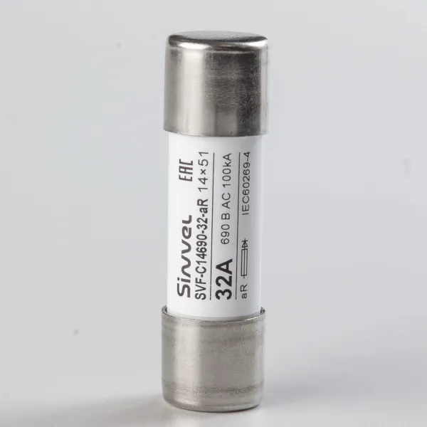 SVF-C14690-32-aR | Предохранитель, 32 А, 690 В АС, aR, цилиндр., 14х51 мм, Sinvel 