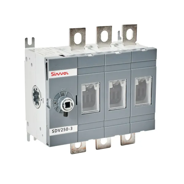 SDV250-3 | Выключатель-разъединитель, 250 А, 3Р, видимый разрыв, без ручки, Sinvel