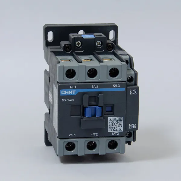 836780 | Контактор NXC-40 3P 40A AC220B (50Гц) 1НО+1НЗ, Chint