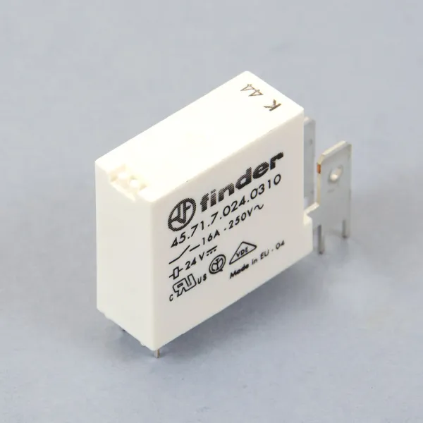 457170240310 | Миниатюрное реле, серия 45, 24В DC чувств., 16А, 1NO, Finder