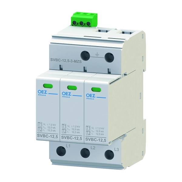 OEZ:40620 | УЗИП, серия SVBC, L1, L2, L3, PE(N), класс 1+2, OEZ