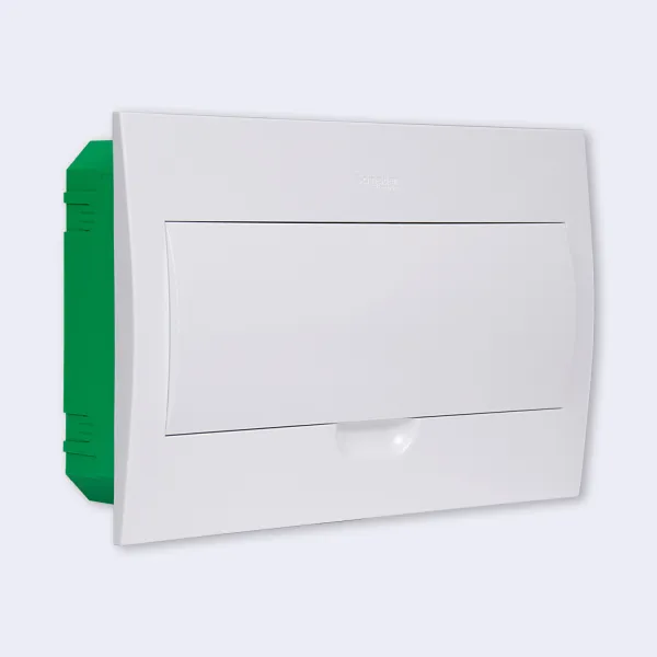 EZ9E118P2FRU | City9 Box корпус встраиваемый с белой дв. 1ряд/18мод, Systeme Electric