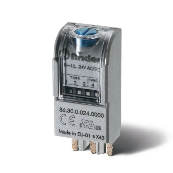863000240000 | Таймерный модуль 2-функциональный (AI,DI) 24В DC, Finder