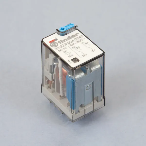 553290240040 | Универсальное реле, серия 55, 24В DC, 10 А, 2CO, Finder