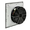 Вентилятор с фильтром 650/800 м3/ч, 220-240В AC, 50/60 Гц, 325х325мм, вырез 291x291мм, цвет RAL7035