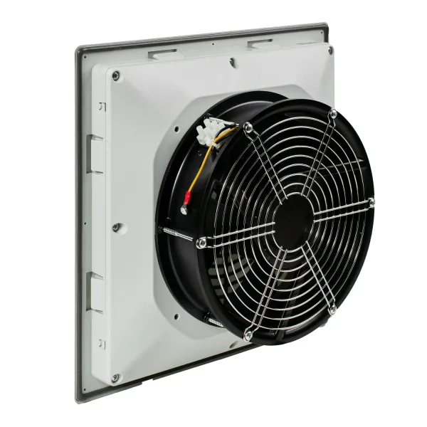 Вентилятор с фильтром 650/800 м3/ч, 220-240В AC, 50/60 Гц, 325х325мм, вырез 291x291мм, цвет RAL7035