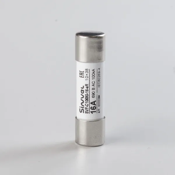 SVF-C10690-16-aR | Предохранитель, 16 А, 690 В АС, aR, цилиндр., 10х38 мм, Sinvel 