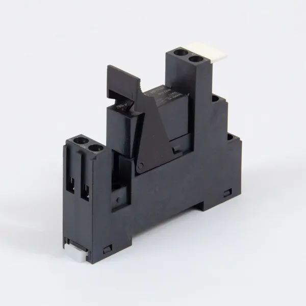 HF115-012DC-2 | Комплект реле: колодка винт;пластик.клипса;маркер + реле Hongfa 2CO 8A; AgNi; катушка 12B DC, ID