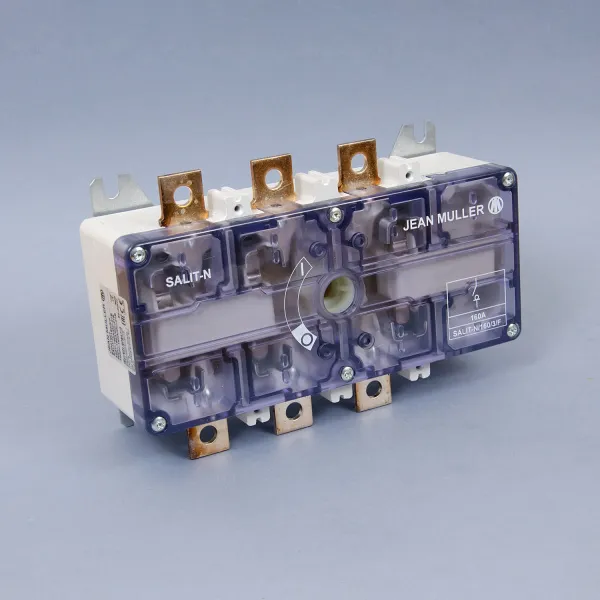 B2031001K | Выключатель нагрузки Salit 160А 3П, 17,6 кА, в комплекте ручка и шток 135мм, Jean Muller