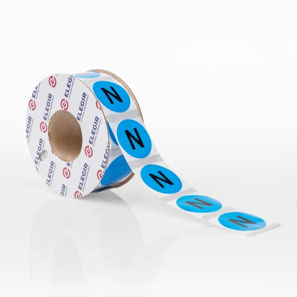 1170304  | Маркировочная наклейка круглая NPP-30-B, синяя (рулон 1000 шт.), Elegir 