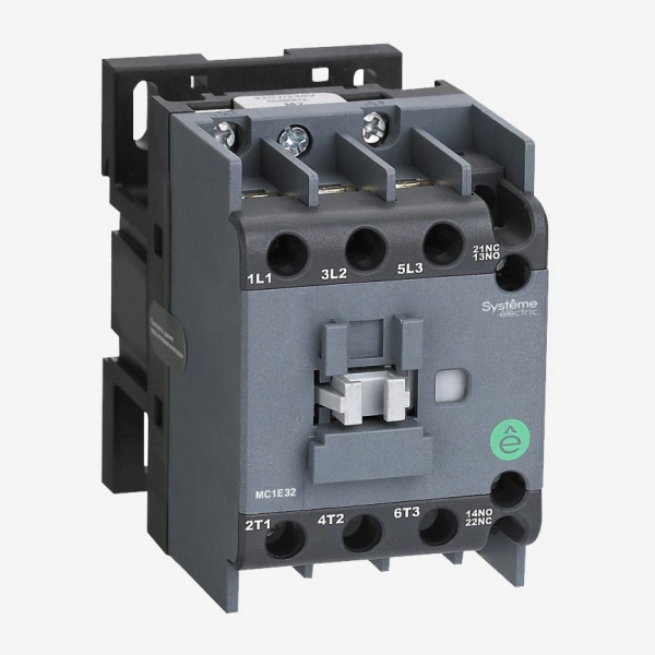 MC1E32C7 | КОНТАКТОР MC1E 3P 32A НО+НЗ 36V 50/60ГЦ (LC1E3210C5), Systeme Electric