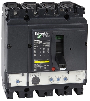 LV431152 | Автоматический выключатель NSX250B Micrologic 2.2 4P3d 100A 25кА, Schneider Electric