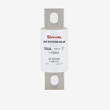 SVF-EVC381000-200-aR | Предохранитель, 200 А, 1000 В DС, aR, цилиндр под болт, Sinvel 