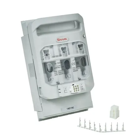 SV160-3S | Горизонтальный ПВР, 160 A, NH000/00, 3P, монтаж на плату, Sinvel 