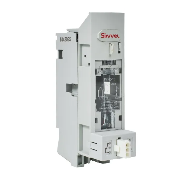 SV160-1S | Горизонтальный ПВР, 160 A, 000, 1P, сигнализация срабатывания и открытия крышки, хомутные зажимы 1,5, Sinvel 