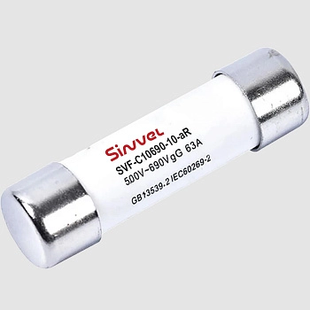 SVF-C10690-4-aR | Предохранитель, 4 А, 690 В АС, aR, цилиндр., 10х38 мм, Sinvel 