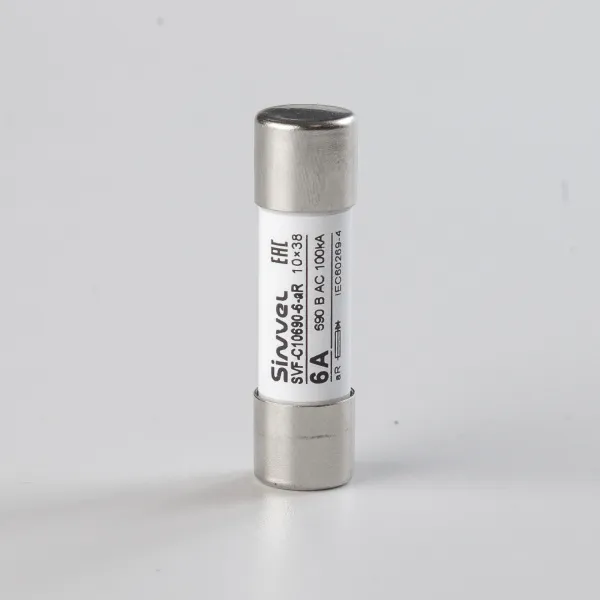 SVF-C10690-6-aR | Предохранитель, 6 А, 690 В АС, aR, цилиндр., 10х38 мм, Sinvel 
