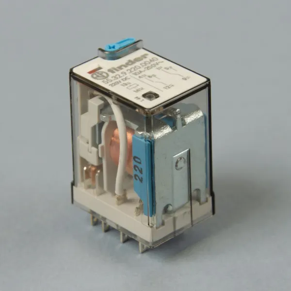 553292200040 | Универсальное реле, серия 55, 220В DC, 10 А, 2CO, Finder