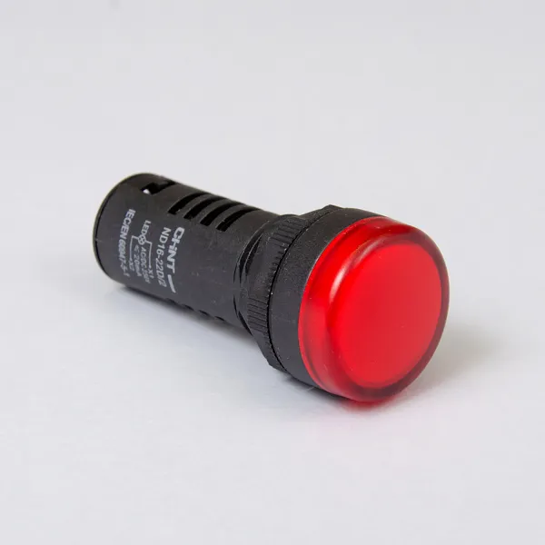 593075 | Индикатор ND16-22D/2 красный 230В AC/DC, Chint