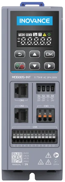 MD600S-4T013B | Преобразователь частоты MD600S, 5,5кВт - 150%, 380В, Modbus-RTU, тормозной модуль, Inovance