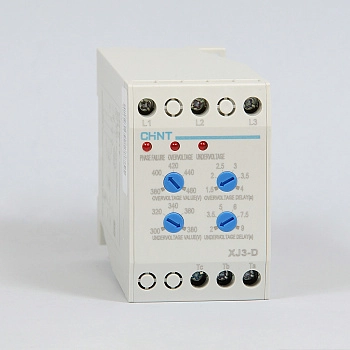 ch284003 | Реле контроля фаз XJ3-D AC 380В, Chint