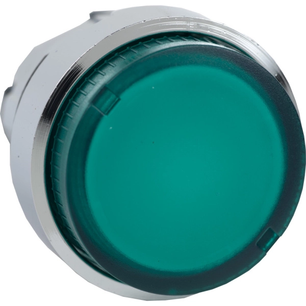 ZB4BW13 | Головка кнопки с подсветкой, зелёная, выступающая, Schneider Electric