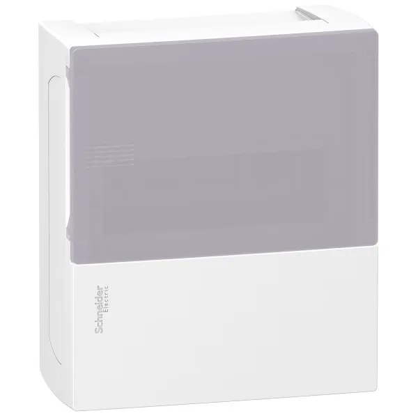 MIP12108T | Щиток встраиваемый Mini Pragma 1 ряд/8 модулей, полупрозрачная дверь, Schneider Electric
