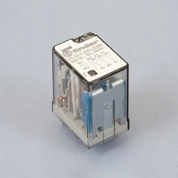 553392200000 | Универсальное реле, серия 55, 220В DC, 10 А, 3CO, Finder