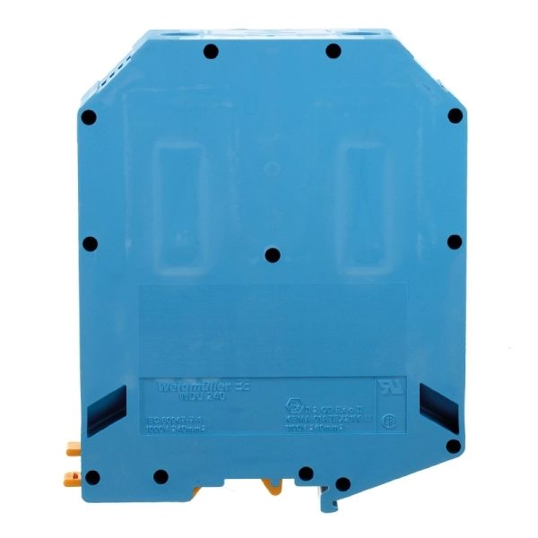  WDU 240 BL | Винтовая клемма 240кв.мм WDU 240 BL, синяя, (уп.-2шт.), Weidmuller 