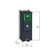 ATV950U55N4 | Преобразователь частоты, серия ATV950, 4,0/5,5 кВт, 9,3/12,7 А, перегрузка 150/120 %, 380 В, Schneider Electric