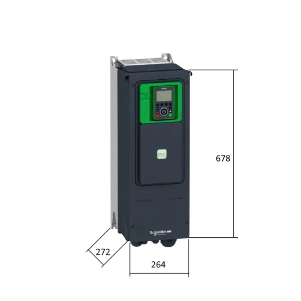 ATV950U55N4 | Преобразователь частоты, серия ATV950, 4,0/5,5 кВт, 9,3/12,7 А, перегрузка 150/120 %, 380 В, Schneider Electric