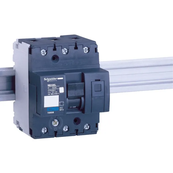  | Автоматический выключатель, серия NG125 L, 3p, 63А, кривая C, 50кА, Schneider Electric