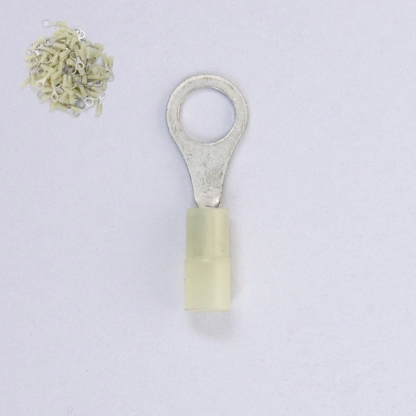 ID VF-M4 | Кольцевой наконечники с изоляцией 0.2-0.5мм M4 (уп-100шт), ID