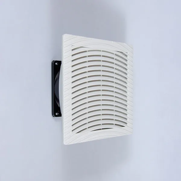 Вентилятор с фильтром 105/126 м3/ч, 220-240В AC, 50/60 Гц, 204x204мм, вырез 177x177мм, цвет RAL7035