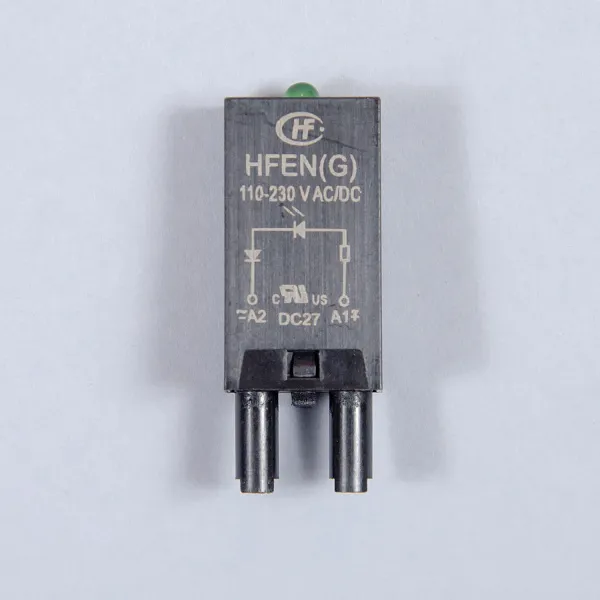 HFEN(G) | Модуль индикации и защиты; зеленый LED; диод,  110...230В AC/DC, для розеток 18FF и 14FF, Hongfa