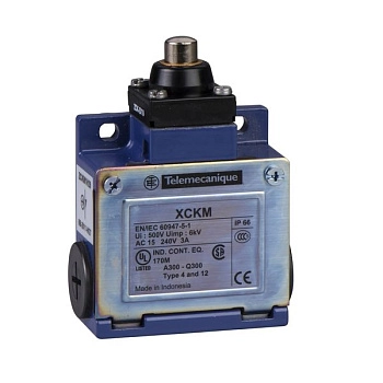 XCKM510H29 | Концевой выключатель плунжер, 1НО+1НЗ, металл, M20, Schneider Electric